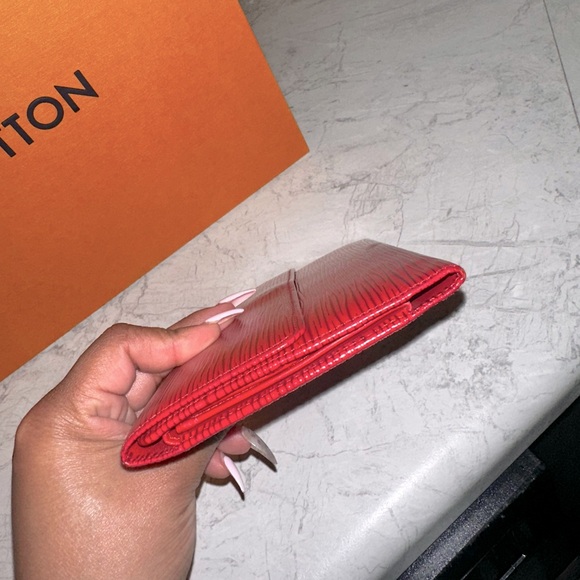 Louis Vuitton Long Red EPI Wallet - Picture 3 of 13